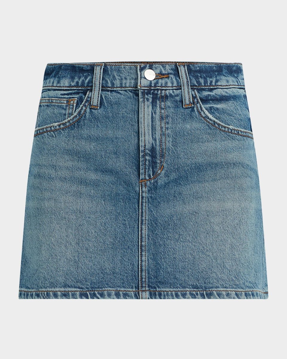 The Tessa Denim Mini Skirt